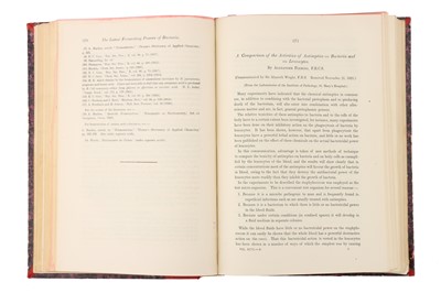 Lot 246 - Fleming, Alexander, His First Paper on Lysozyme and other