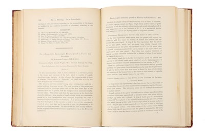 Lot 246 - Fleming, Alexander, His First Paper on Lysozyme and other