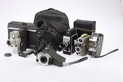 Lot 356 - A Selection of Various Cine Cameras