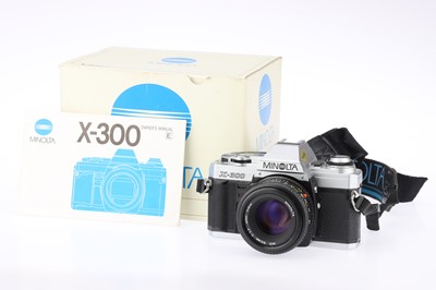 Lot 45 - A Minolta X-300 SLR Camera