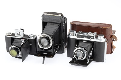 Lot 214 - Three Medium Format Folding Cameras