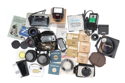 Lot 339 - A Selection of Various Lenses and Camera Accessories