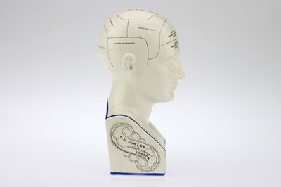 Lot 225 - A 19th Century Phrenology Bust by L. N. Fowler