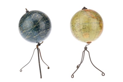 Lot 43 - A Pair of Philips 4in Terrestrial & Celestial Globes