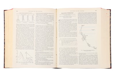 Lot 74 - Chamberlin & Serge, Discovery of the Antiproton, Physical Review 1955