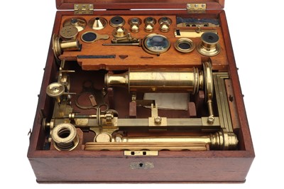 Lot 2 - An Exceptionally Fine Jones Most Improved Compound Microscope