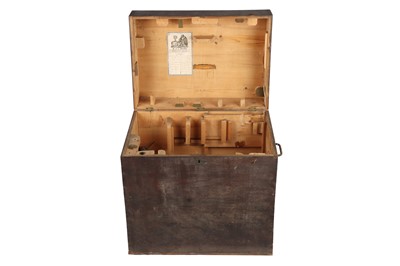 Lot 56 - A Very Large Pine Case for a W & S Jones Electrostatic Machine