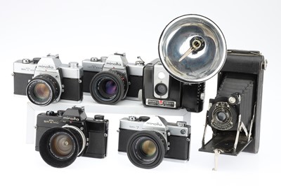 Lot 152 - A Selection of Minolta SR and Kodak Cameras