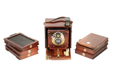 Lot 447 - A W. Watson & Sons Alpha Hand & Stand Camera