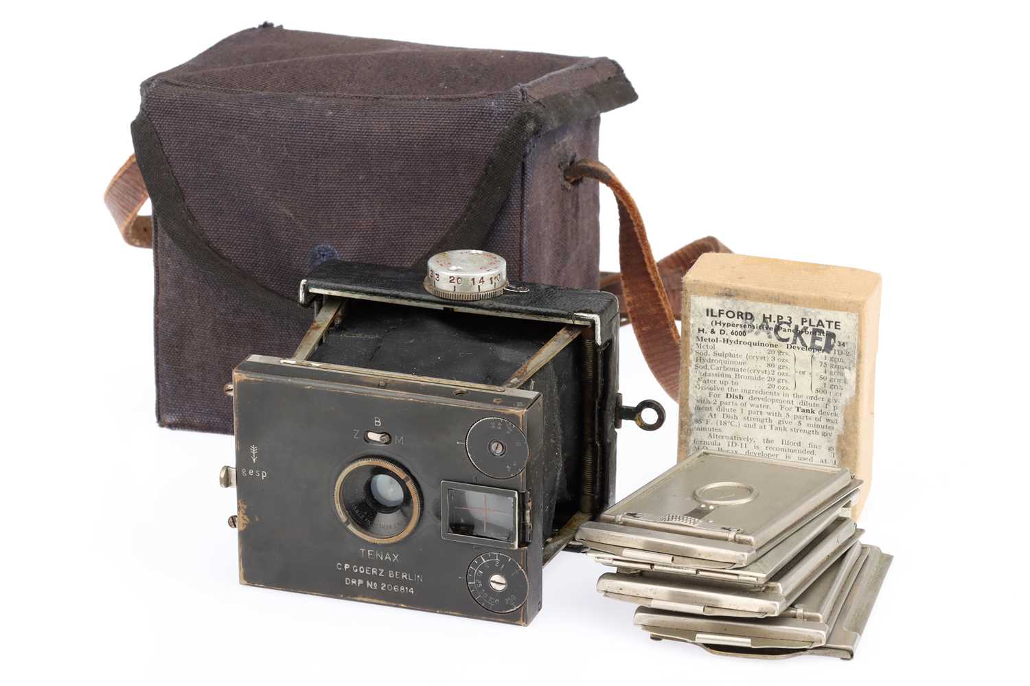 Lot 324 - A C.P. Goerz Vest Pocket Baby Tenax Folding Plate Camera