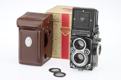 Lot 216 - A Rollei Rolleiflex 3.5 E3 Type K4G Medium Format TLR Camera