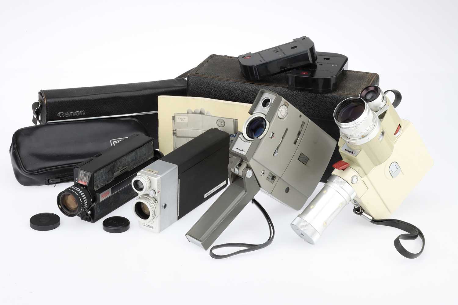 Lot 667 - A Selection of Four Super 8 & 8mm Motion Picture Cameras