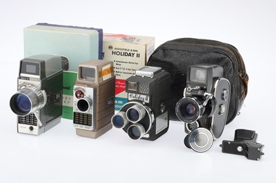 Lot 666 - A Selection of Four 8mm Motion Picture Cameras