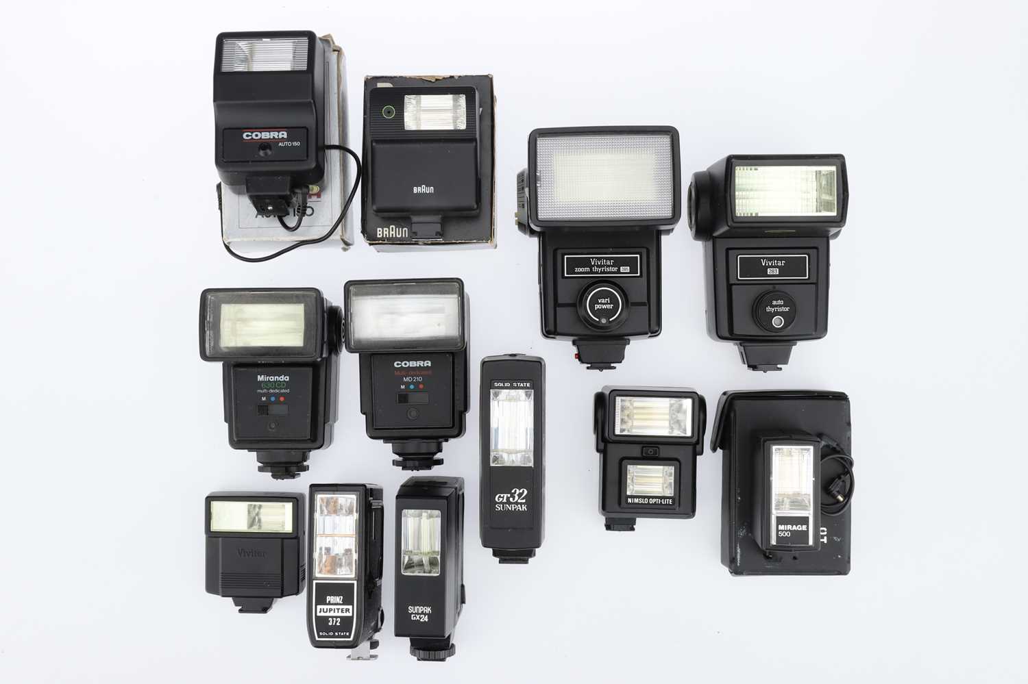 Lot 479 - A Mixed Selection of Camera Flash Units,