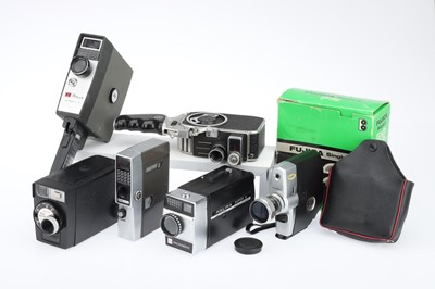 Lot 659 - A Mixed Selection of Single, Double, & Super 8 Motion Picture Cameras