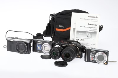 Lot 264 - A Group of Panasonic Lumix Digital Cameras