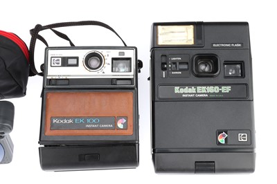 Lot 266 - A Selection of Instant Film Cameras