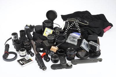 Lot 443 - A Selection of Various Lenses and Accessories