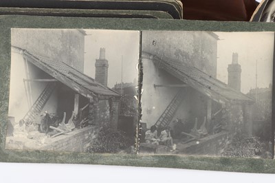 Lot 698 - Three Holmes Style Stereoscopes & a Selection of Cards