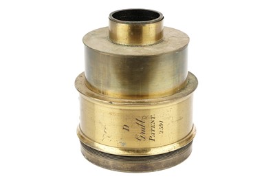 Lot 457 - A Grubb 'D' Brass Lens