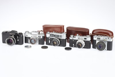 Lot 120 - A Selection of Various 35mm Cameras
