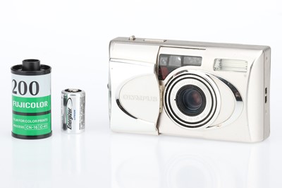 Lot 191 - An Olympus mju -V Ultra Compact 35mm Camera