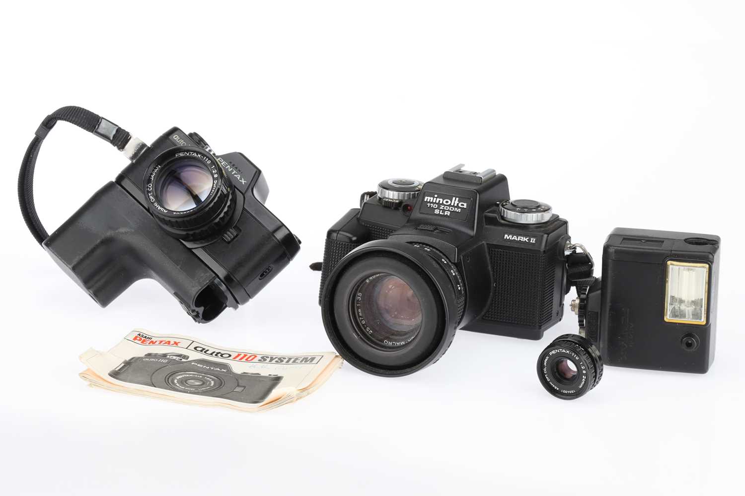 Lot 380 - Two 110 SLR Cameras