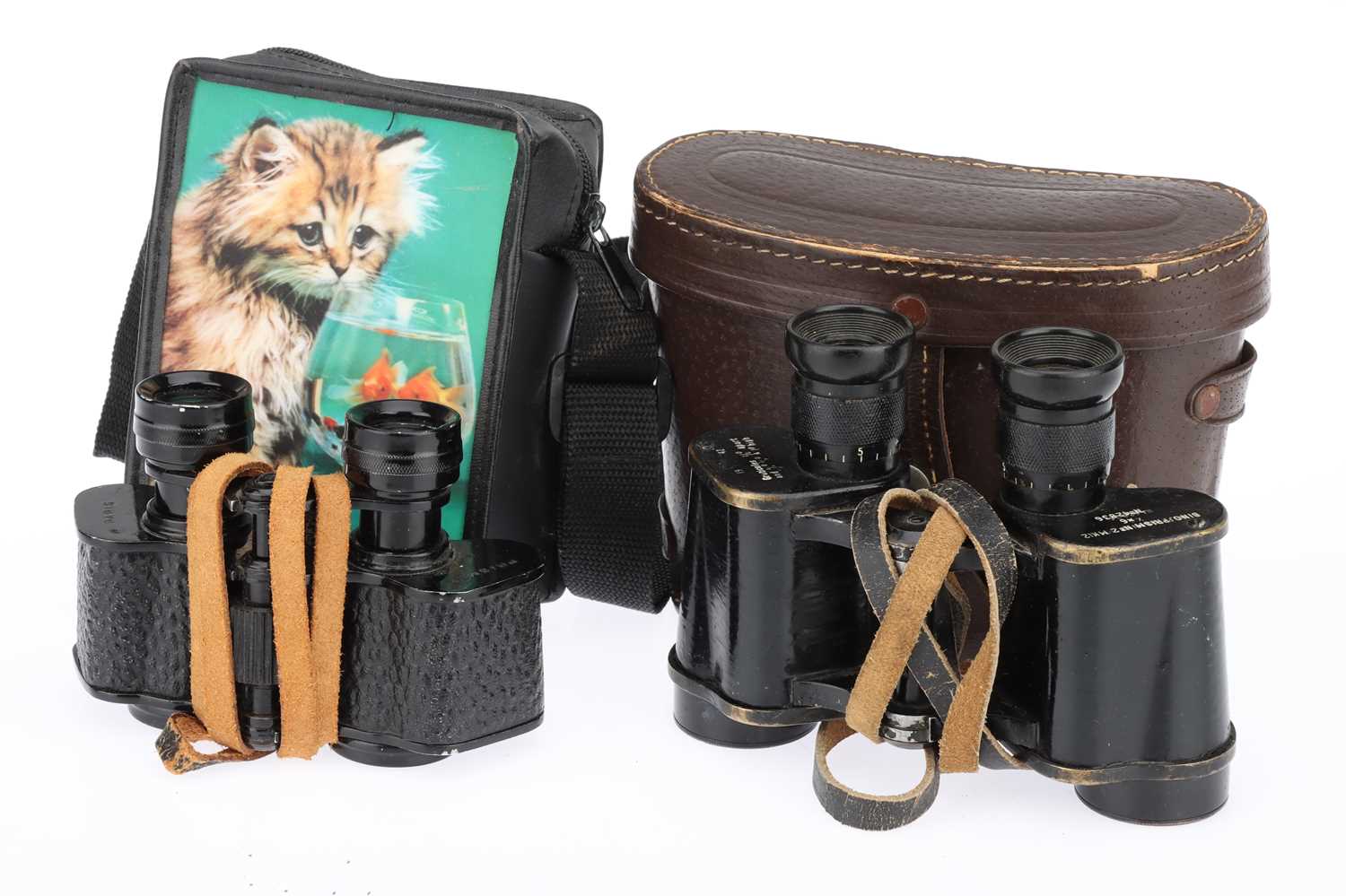 Lot 730 - Bino Prism No.2 Mk 12 and Prismex Paris Binoculars