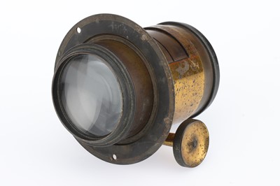 Lot 375 - A J. H. Dallmeyer Rack & Pinion Brass Camera Lens