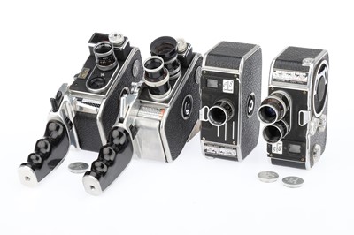 Lot 663 - Four Bolex Double 8 Motion Picture Cameras