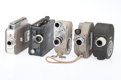 Lot 620 - Five Clockwork Motion Picture Cameras