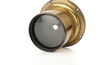 Lot 462 - A Ross Doublet 12x10" Rotary Waterhouse Stop Brass Lens