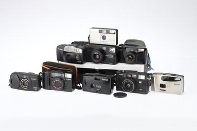 Lot 107 - A Selection of 35mm Compact Camreas