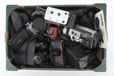 Lot 260 - A Collection of Various Cameras and Accessories