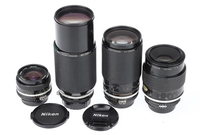 Lot 65 - A Selection of Nikon SLR Lenses