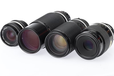 Lot 65 - A Selection of Nikon SLR Lenses