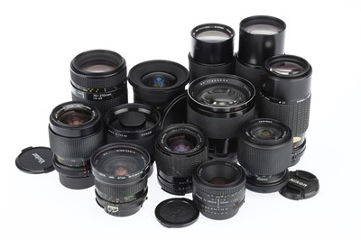 Lot 371 - A Group of Nikon and Other Lenses