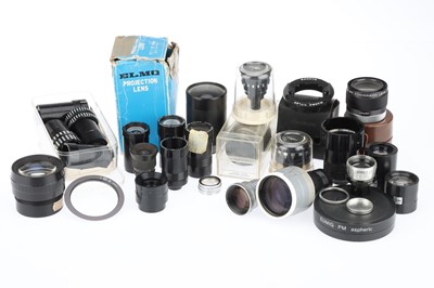 Lot 648 - A Good Selection of Projection Lenses