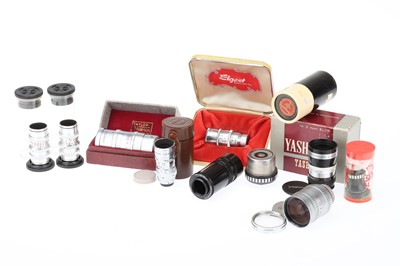 Lot 649 - A Range of Motion Picture Camera Lenses