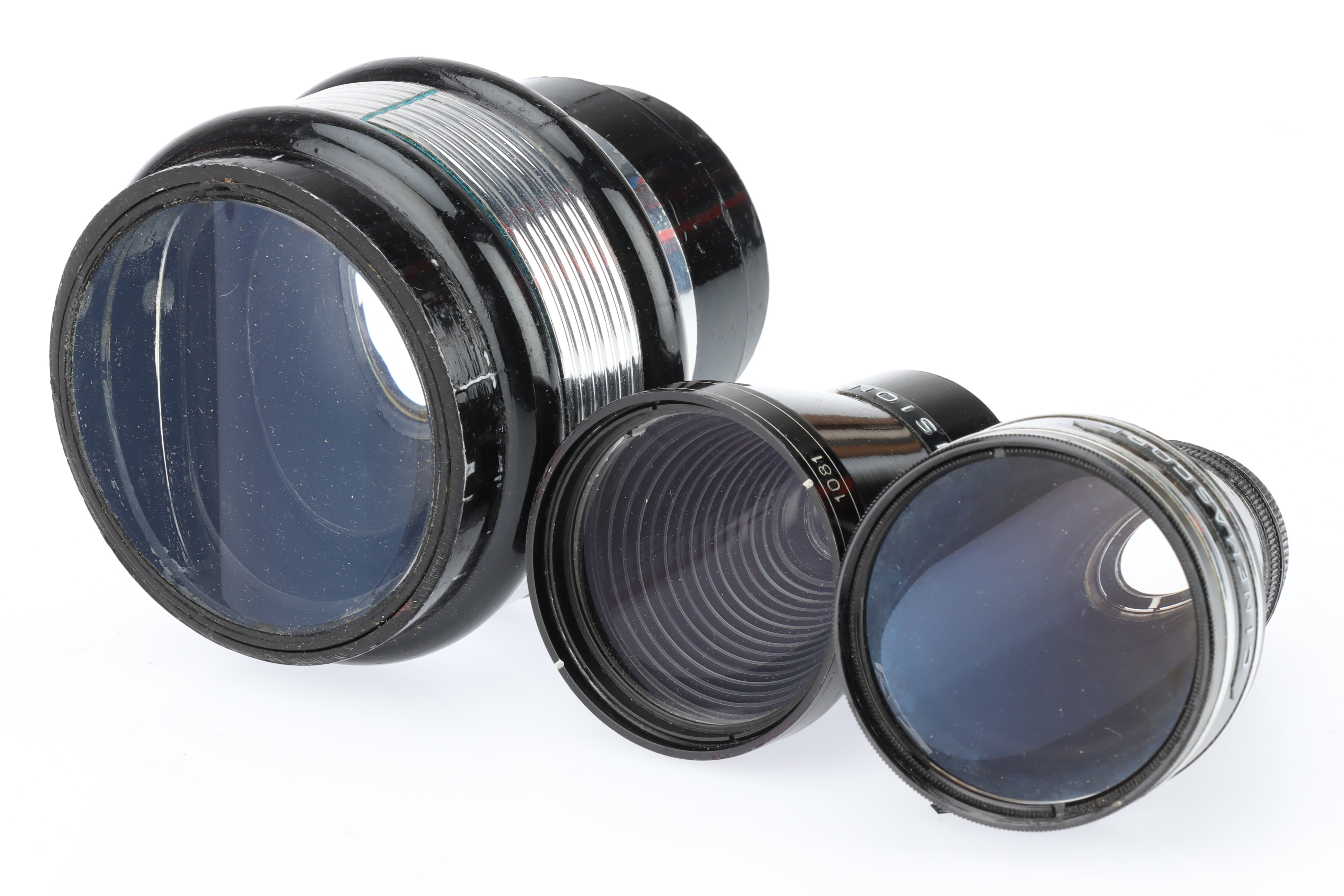 Amorphous Lens Lot 652 - Three Anamorphic Lenses,