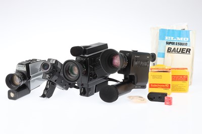 Lot 627 - A Selection of Super 8 Motion Picture Cameras