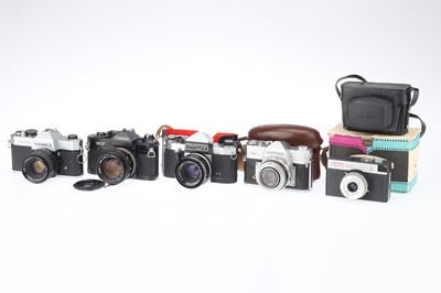 Lot 126 - A Selection of 35mm Film Cameras