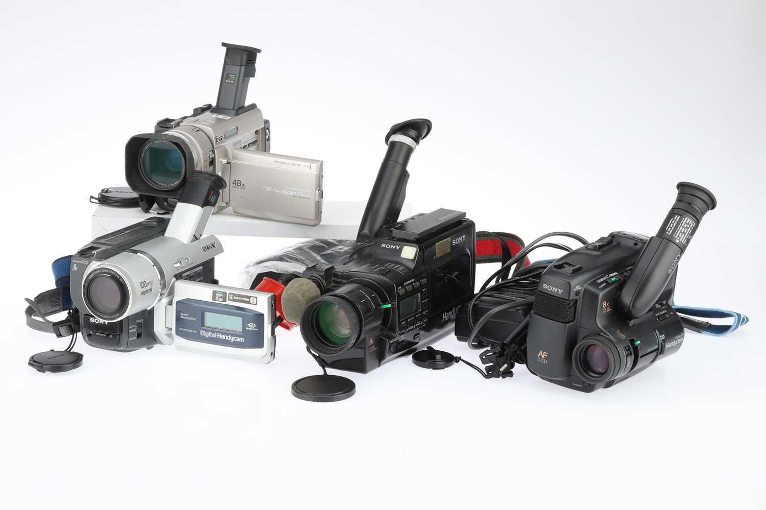 Lot 630 - Four Sony Video Camera Camcorders