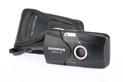 Lot 181 - An Olympus mju-II Ultra Compact 35mm Camera