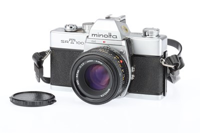 Lot 100 - A Minolta SRT100 35mm SLR Camera