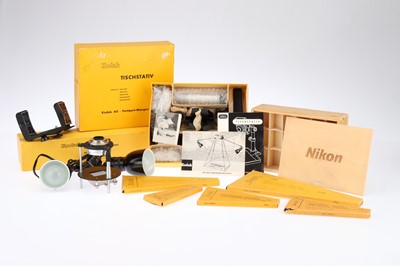 Lot 412 - A Selection of Kodak Retina Close Up and Copying Accessories