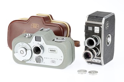 Lot 578 - Paillard Bolex B8 and Zeiss Ikon Movinette 8B Cine Movie Cameras