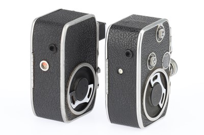 Lot 552 - Two Paillard Bolex 8mm Cine Movie Cameras