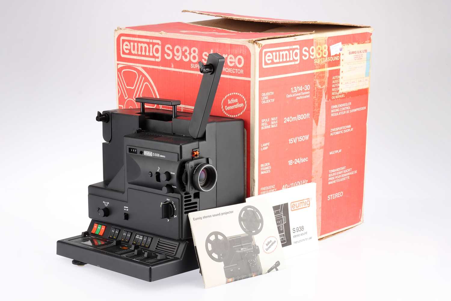 Lot 585 - Eumig S938 Stereo Super 8 Sound Projector