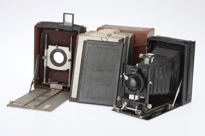 Lot 274 - An Ernemann Heag XI Folding Camera